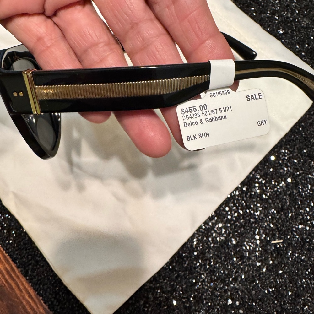 Dolce & Gabbana Black Sunglasses - Picture 8 of 15